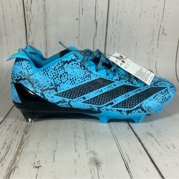 Adidas Adizero Electric 2 Exotic Speed Cyan Blue Football Cleats Mens 10 IE3897 - Picture 1 of 8